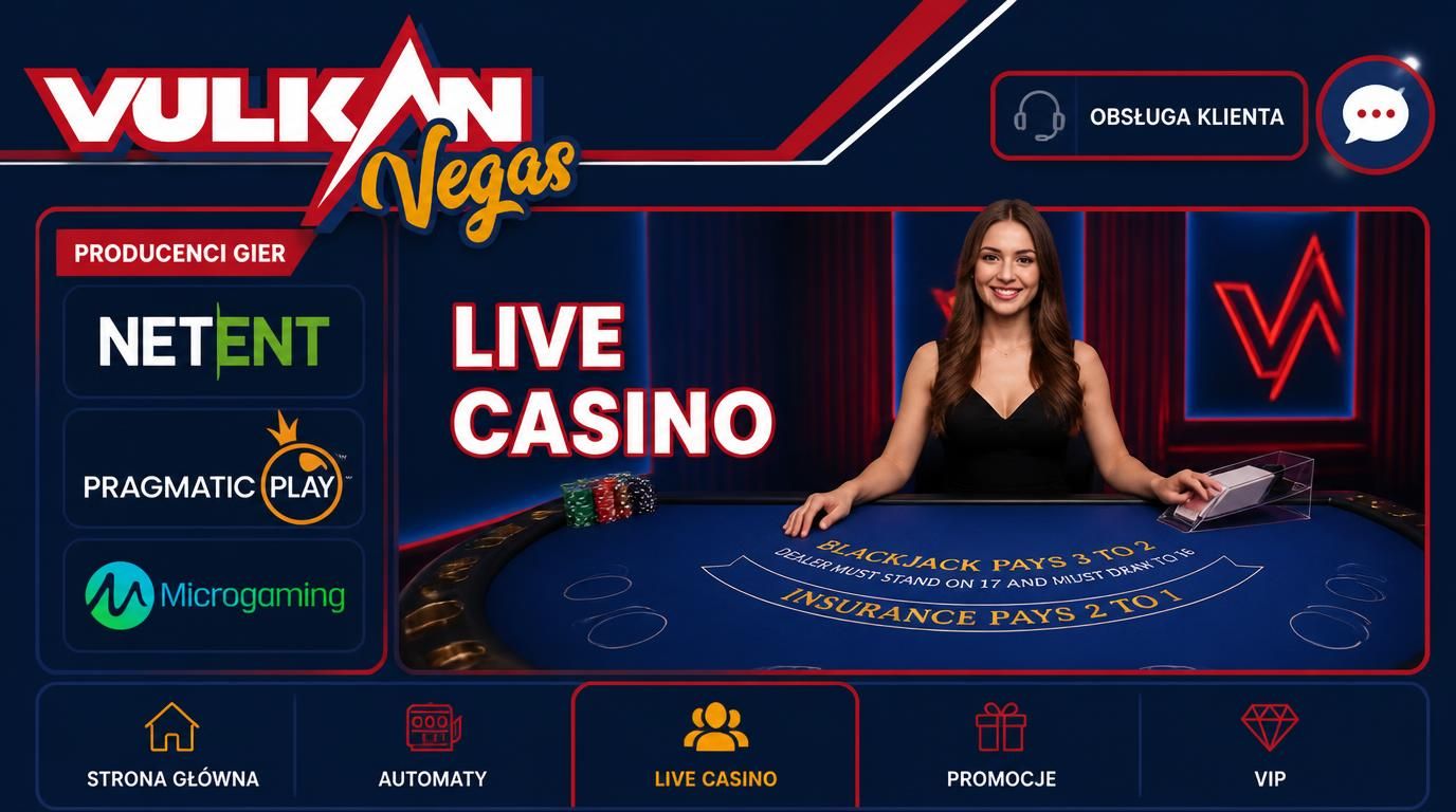 Loga dostawców gier, krupier live i chat klienta